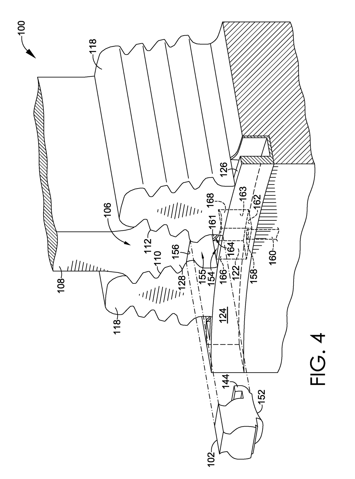 Flow control device for rotating flow supply system