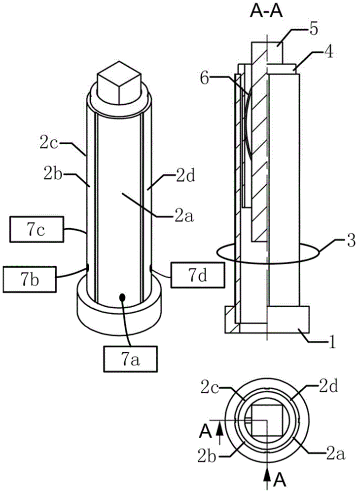 Multi-region drive inertia piezoelectric motor device, scanning probe microscope and control method