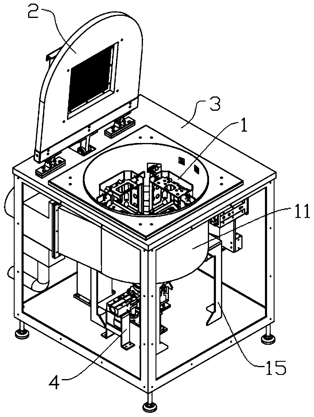 Silicon wafer spin-drying machine