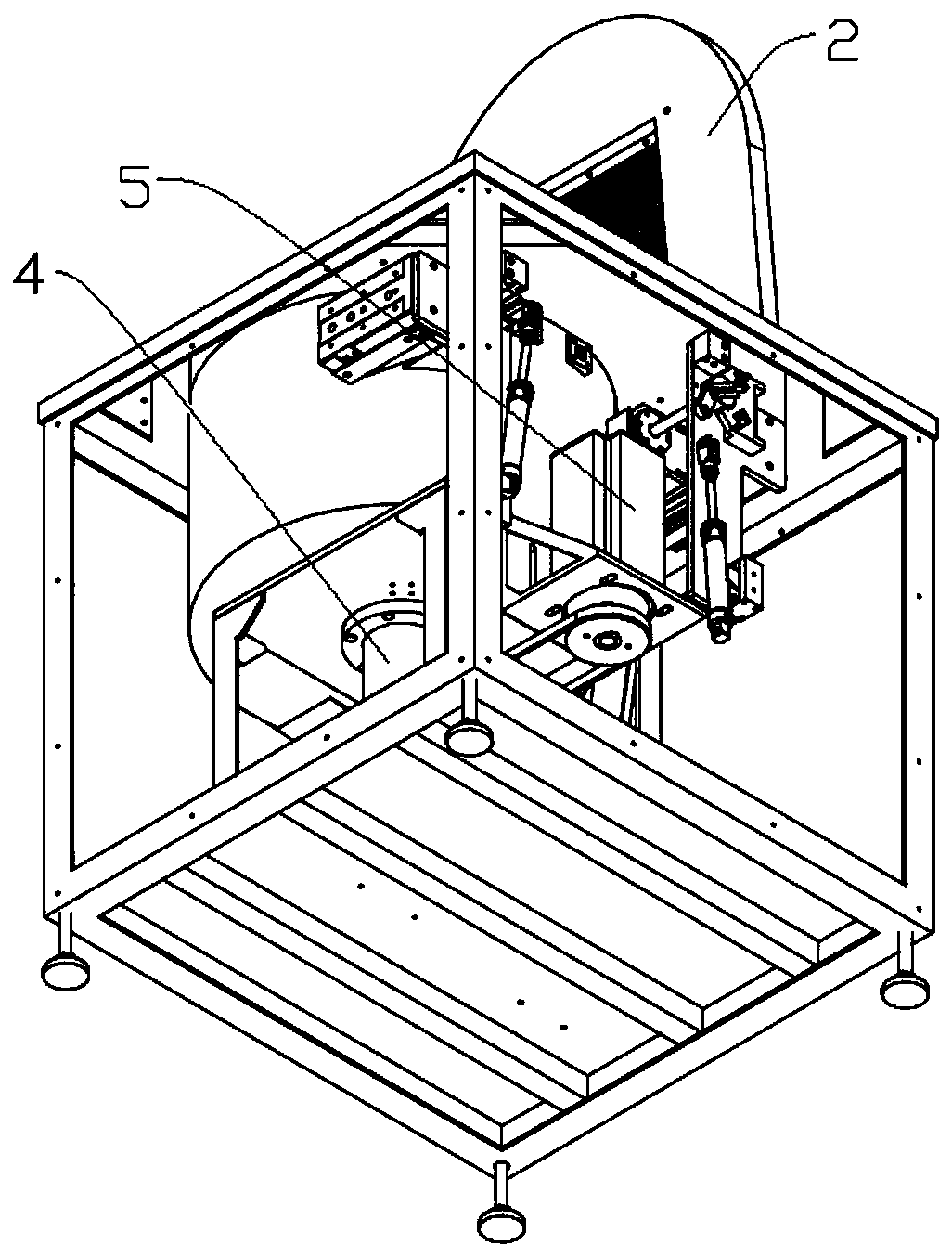 Silicon wafer spin-drying machine