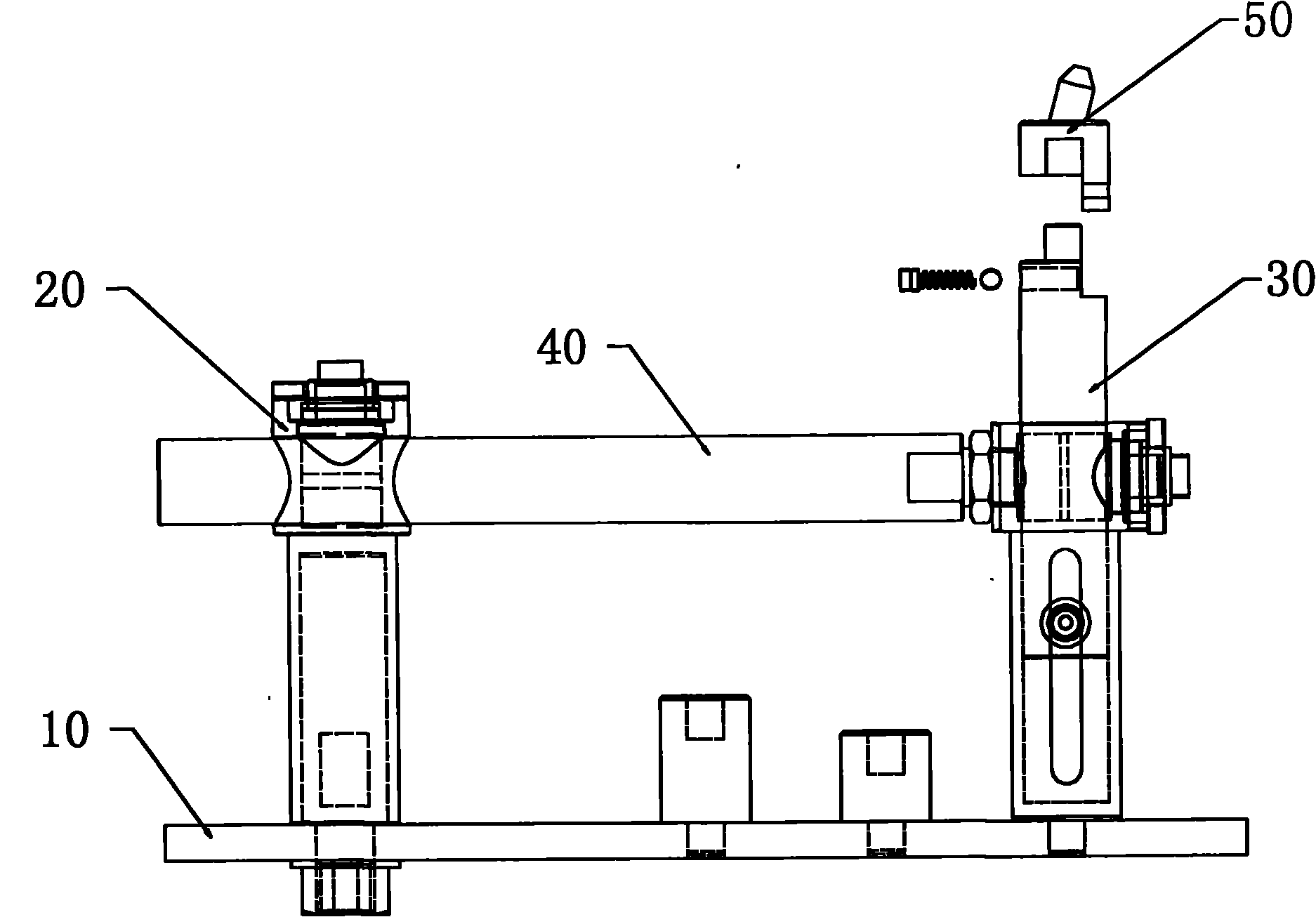 Locating and supporting device