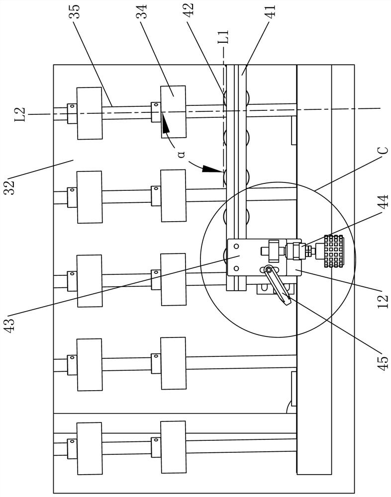 Glass horizontal linear conversion table and control method thereof