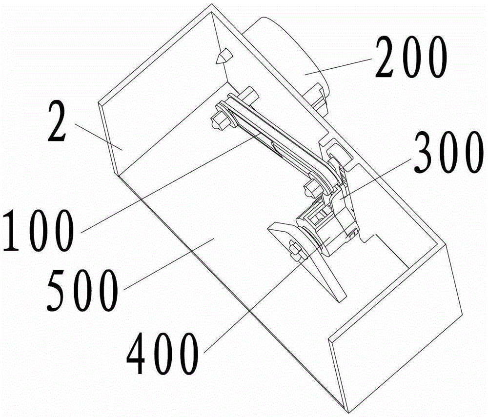 Lifting wind guide device and air conditioner