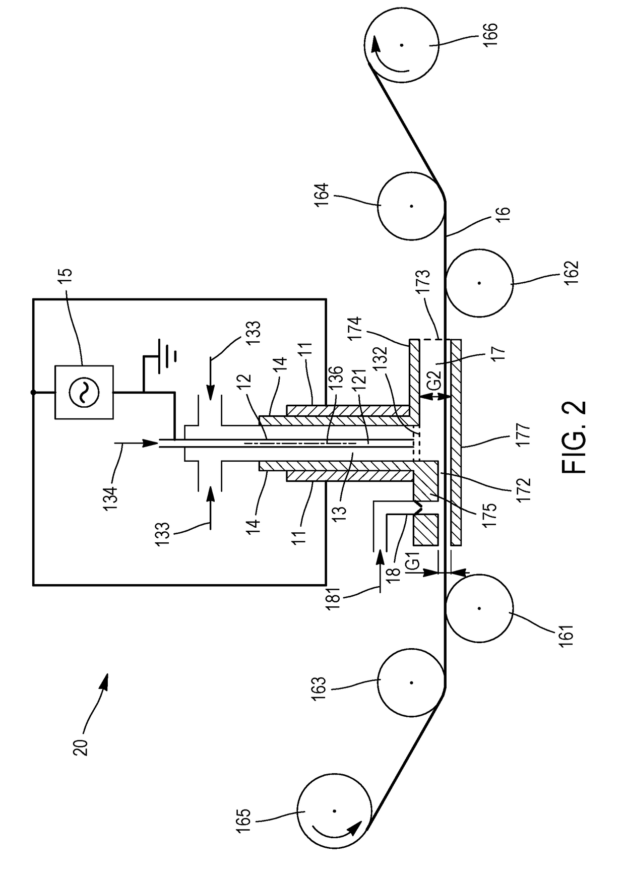 Apparatus for indirect atmospheric pressure plasma processing