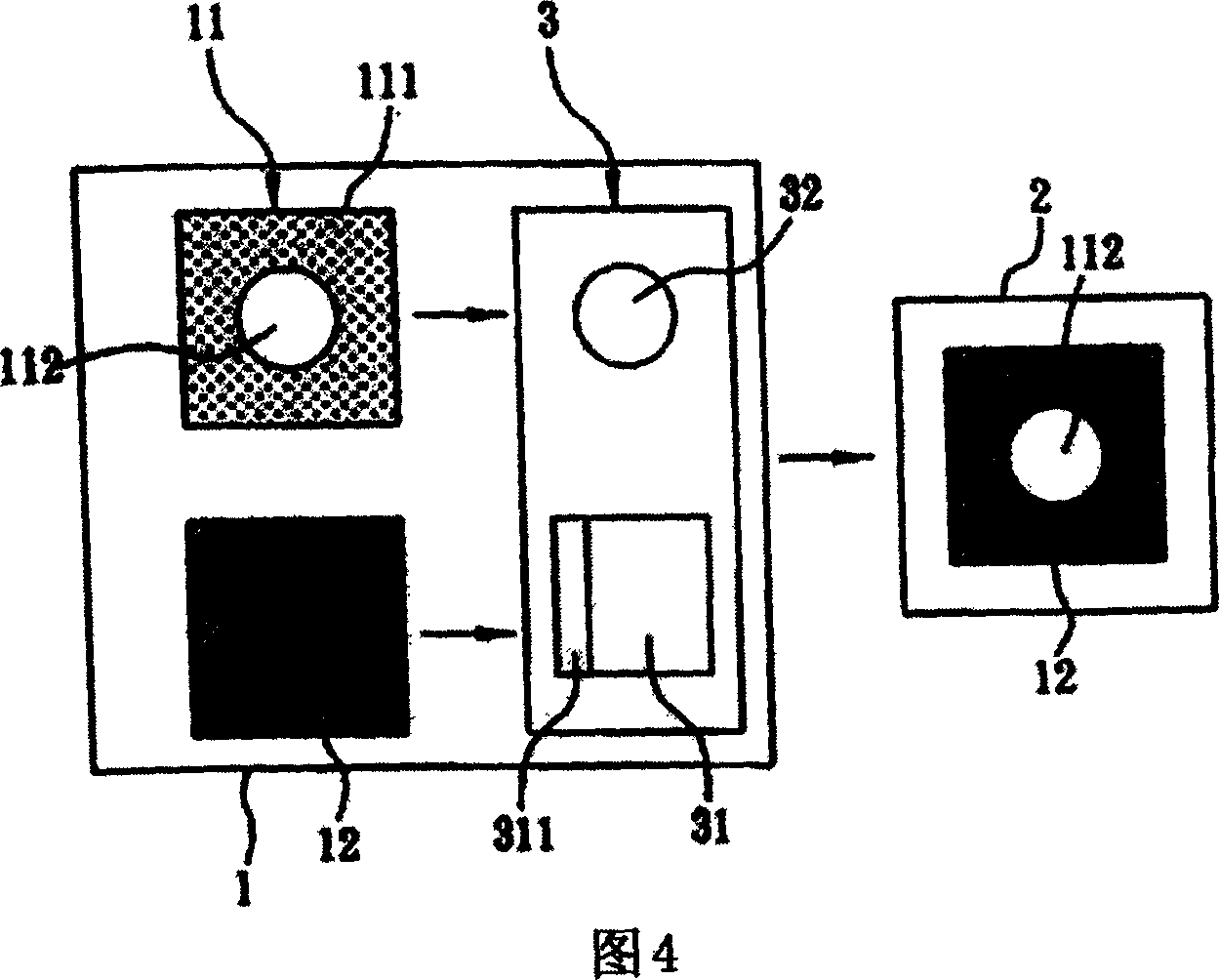 Video-picture composition code transmission method