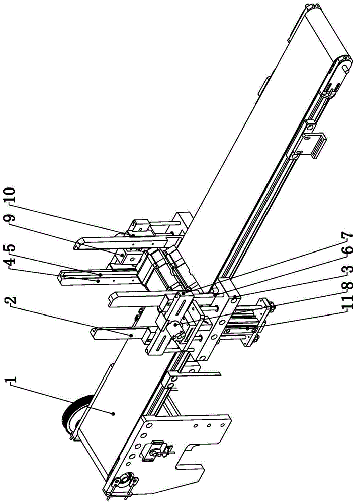 Conveyor belt automatic feeding device