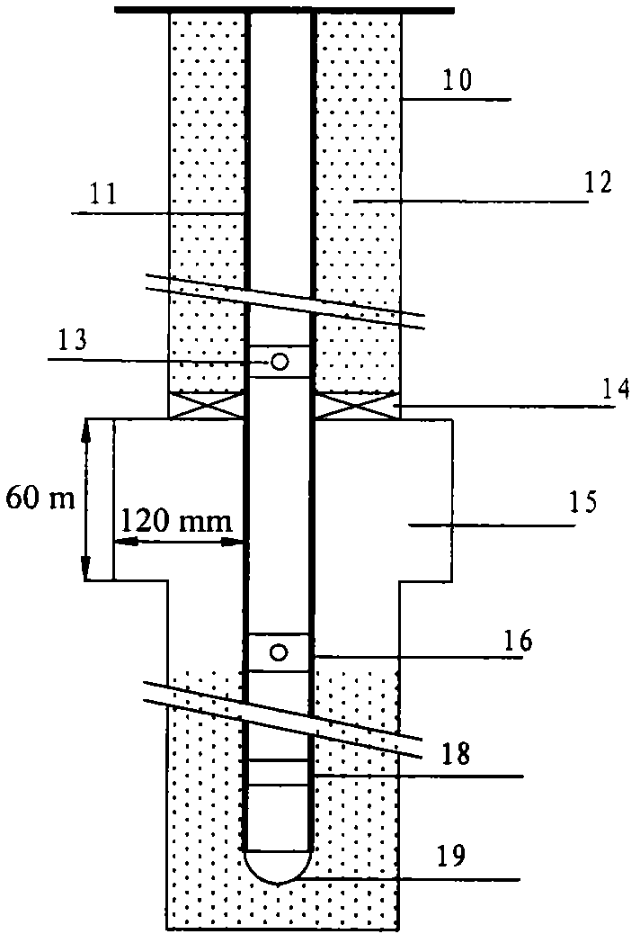 Well structure for delaying casing damage on fault