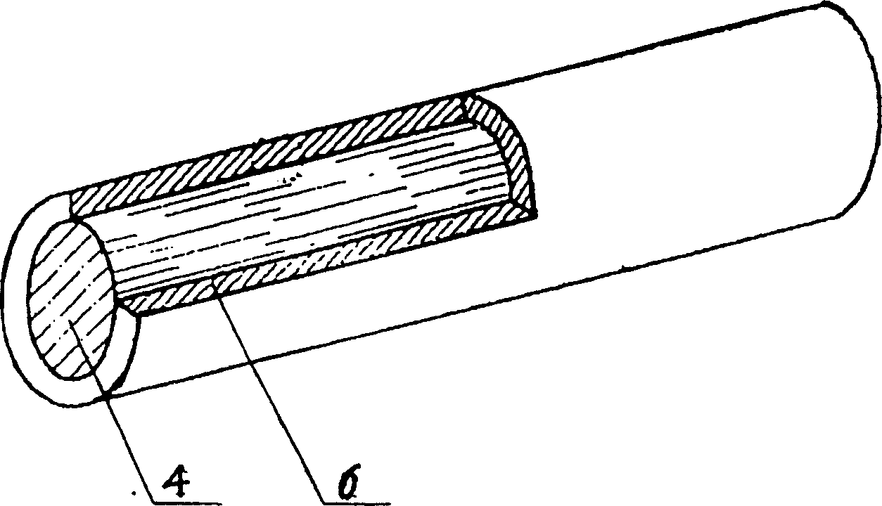 Production method of fully coated copper core composite rod