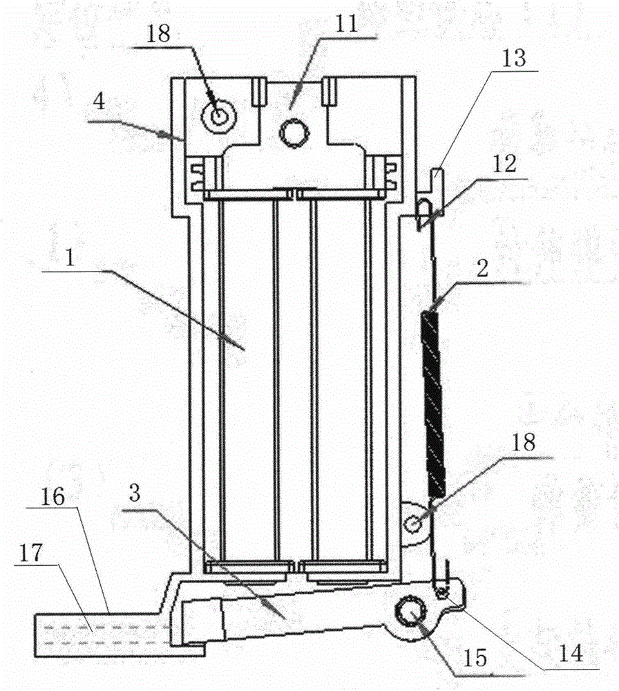 Electronic pattern card and working method thereof