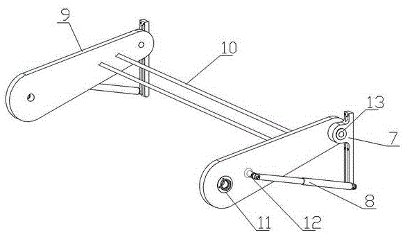 Wheel belt liftable corn stalk picking device