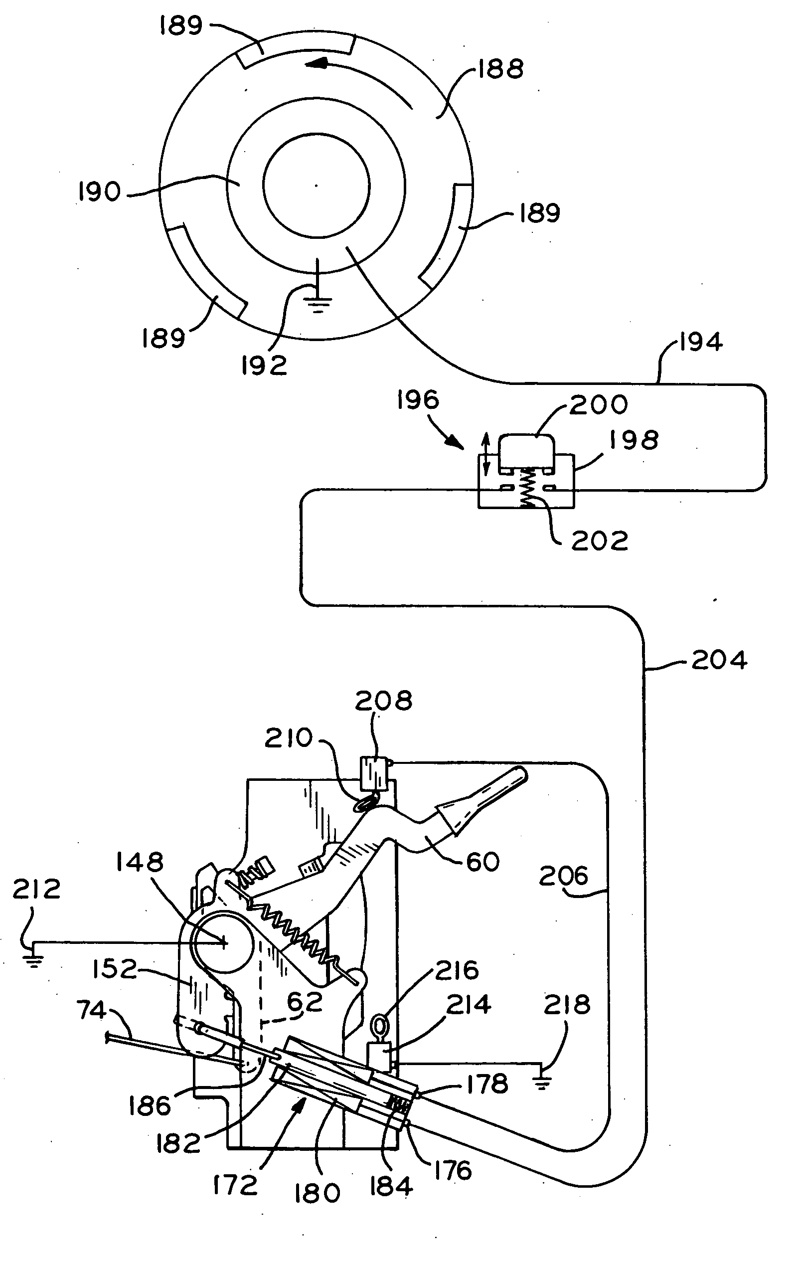 Engine speed control with high speed override mechanism