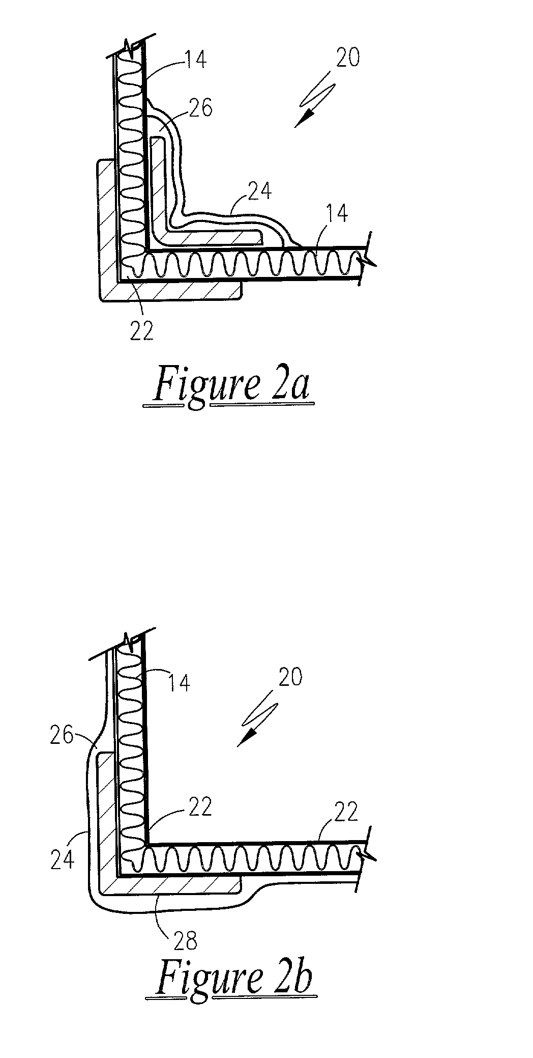 Packaging box with reinforced corners