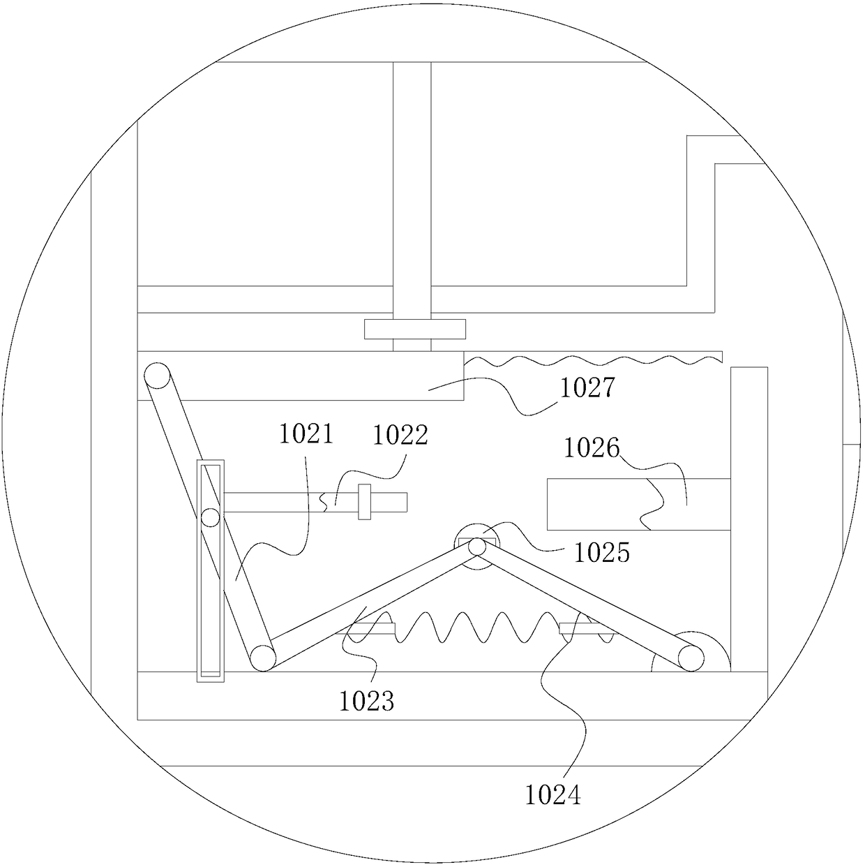 Special extrusion filter device for biological product material