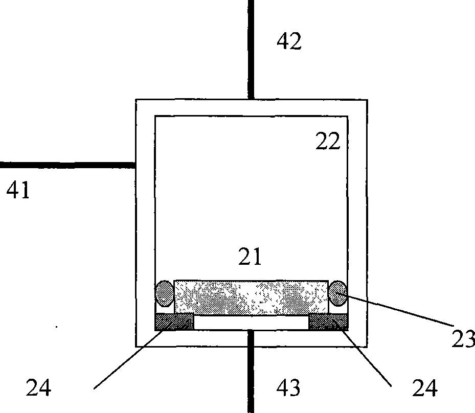 Gas-liquid separator based on porous media board