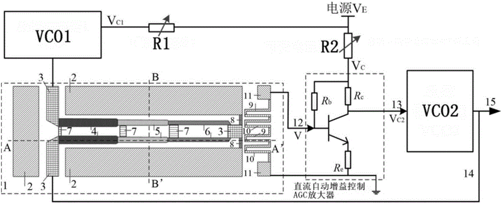 Phase-locked loop based on MEMS (Micro-electromechanical Systems) wideband phase detector