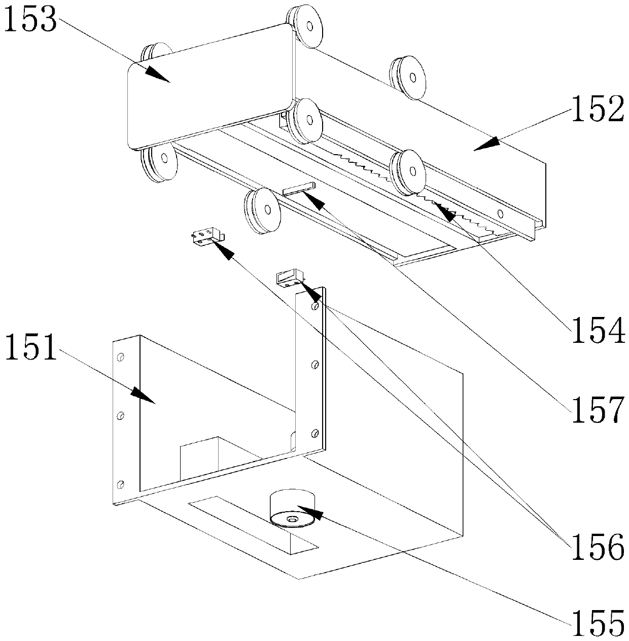 Vehicle key taking equipment, vehicle key intelligent management and control system and use method