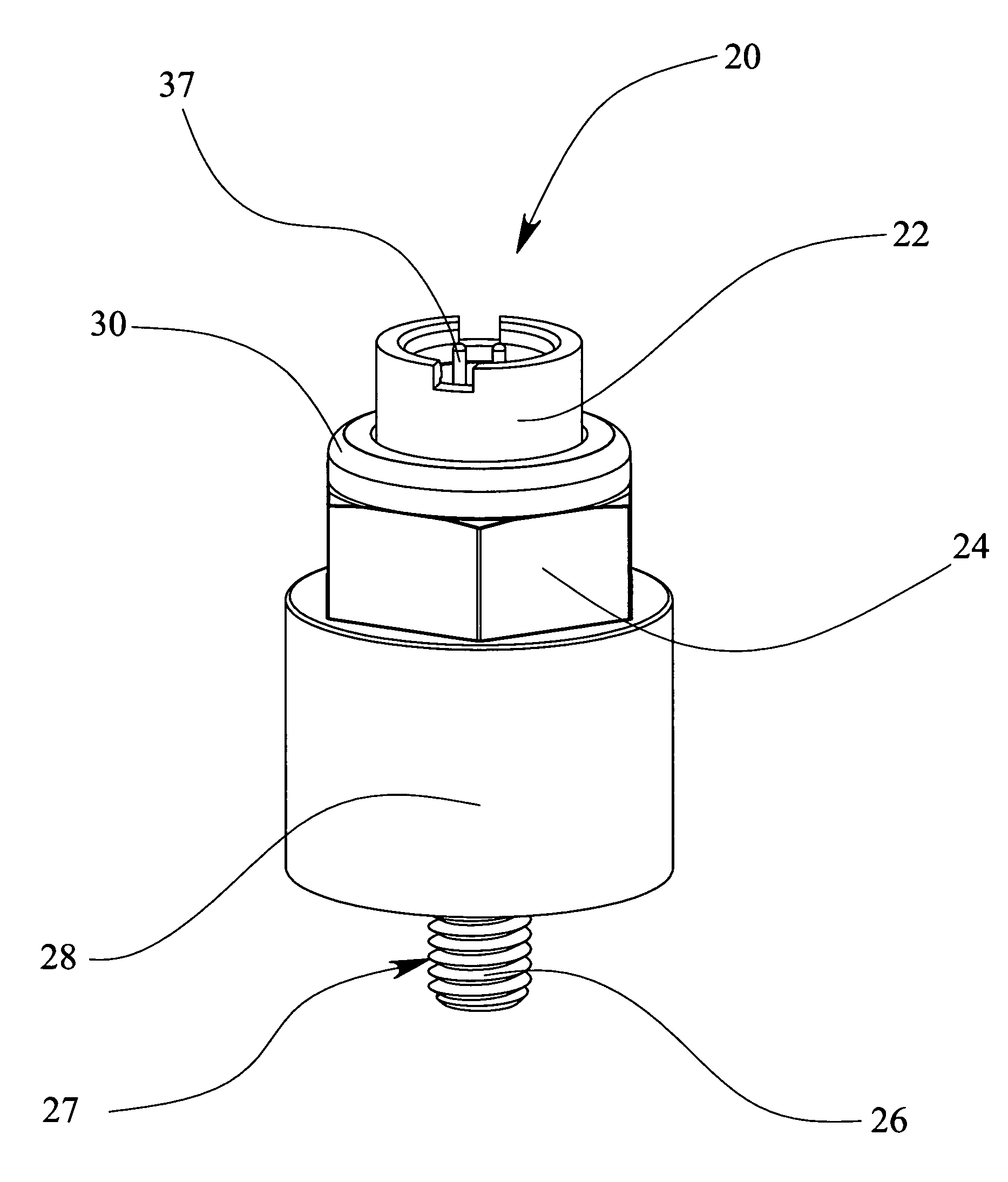 Quick-loosening mechanical linking device