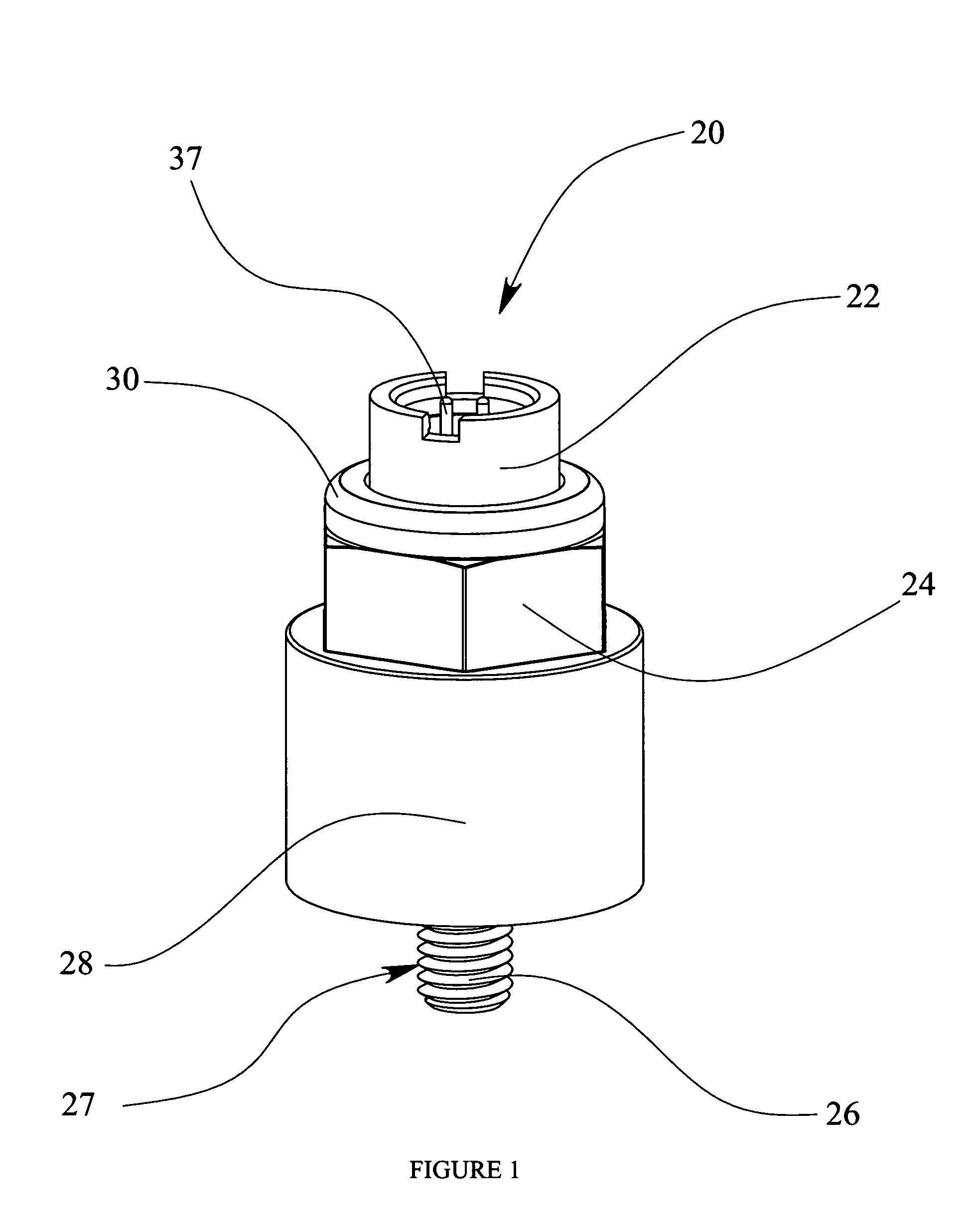 Quick-loosening mechanical linking device