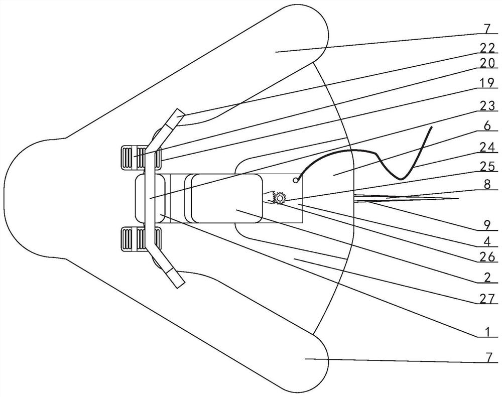 Manual control hydroplaning device