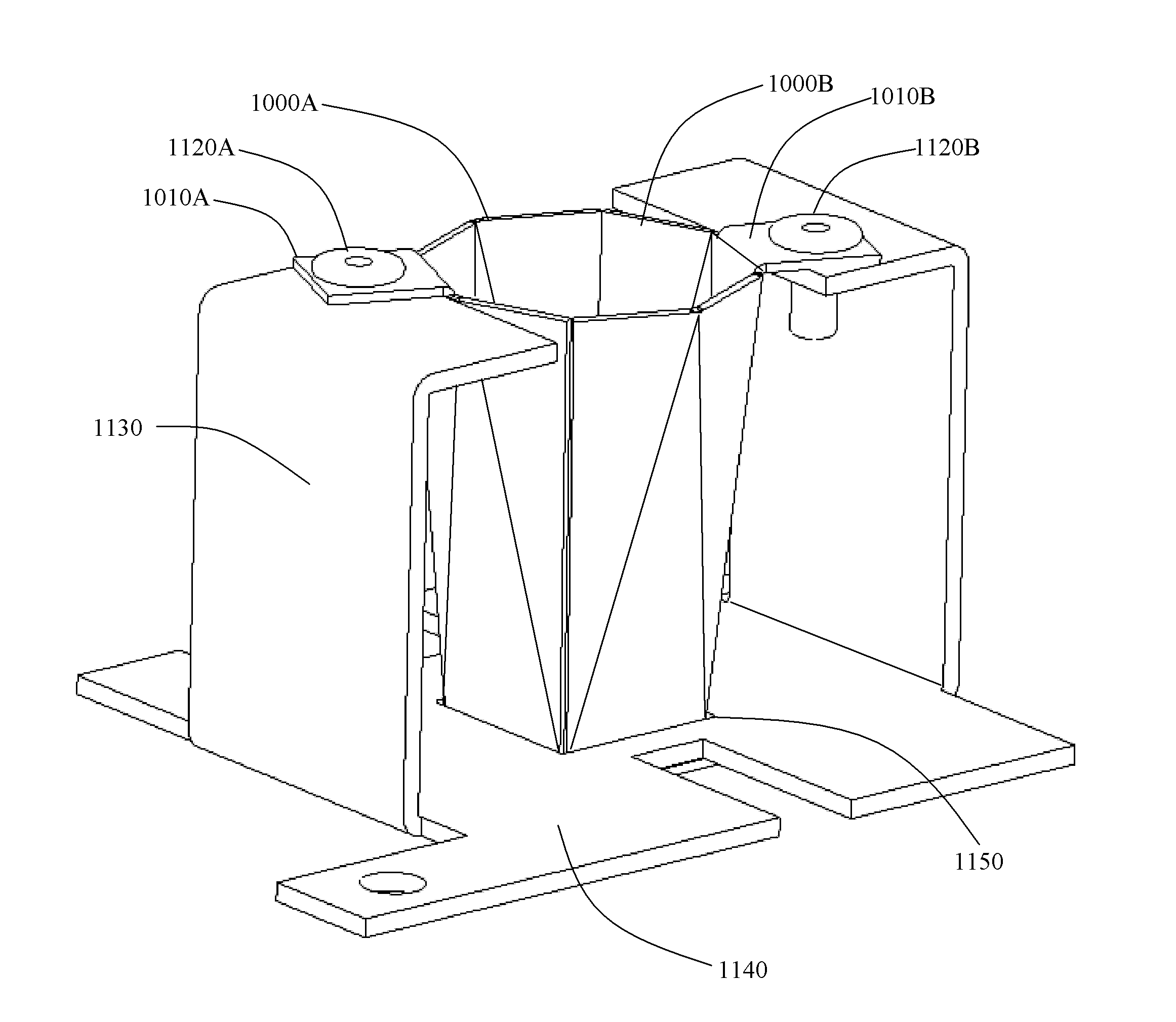 Reflective polyhedron optical collector and method of using the same