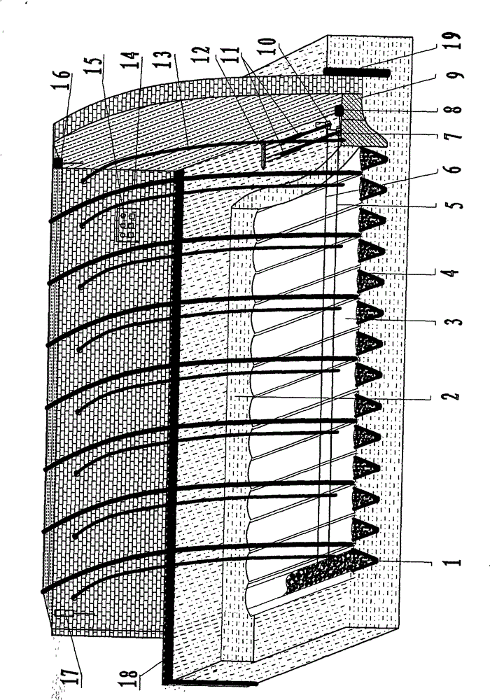 Cooling, heat storage and heat preserving system for greenhouse