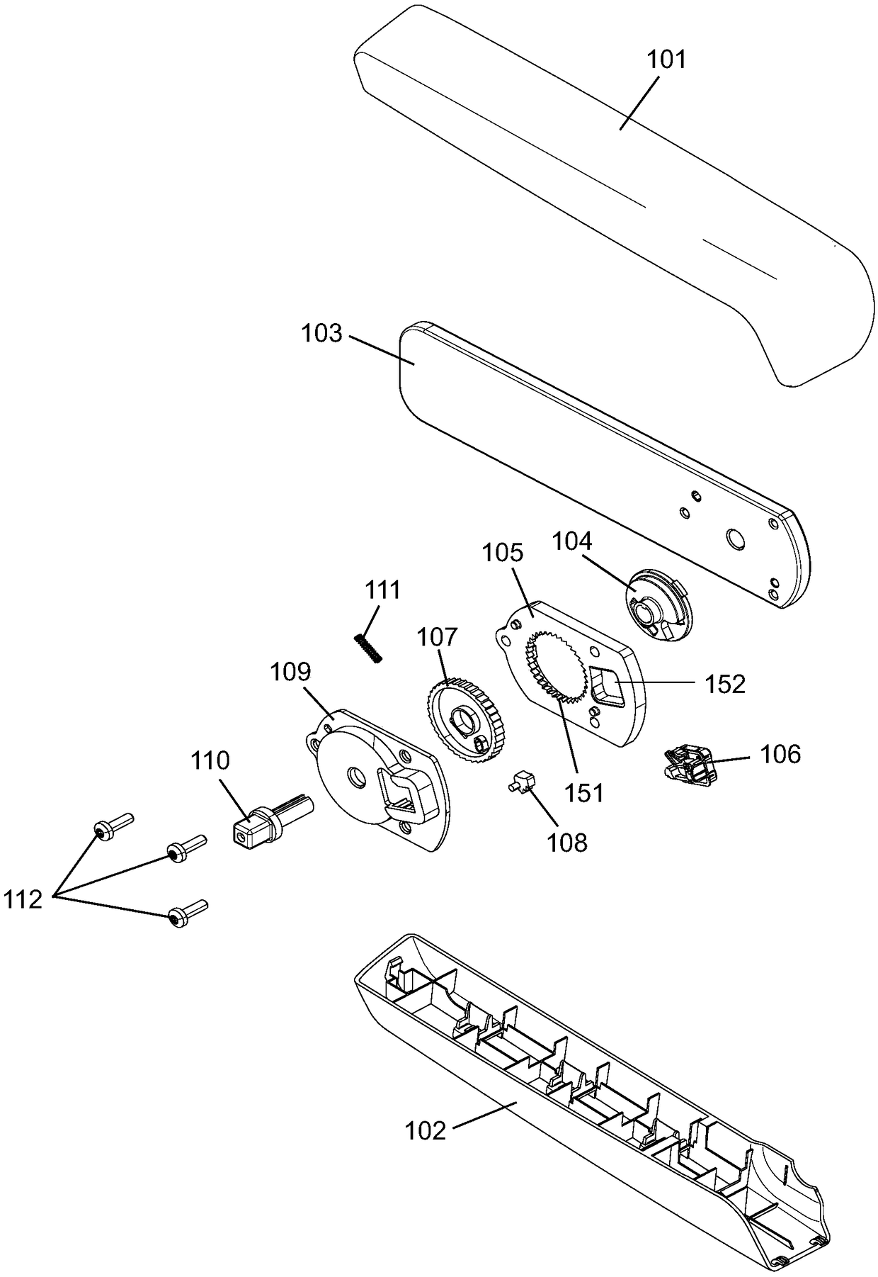 Cantilever type armrest