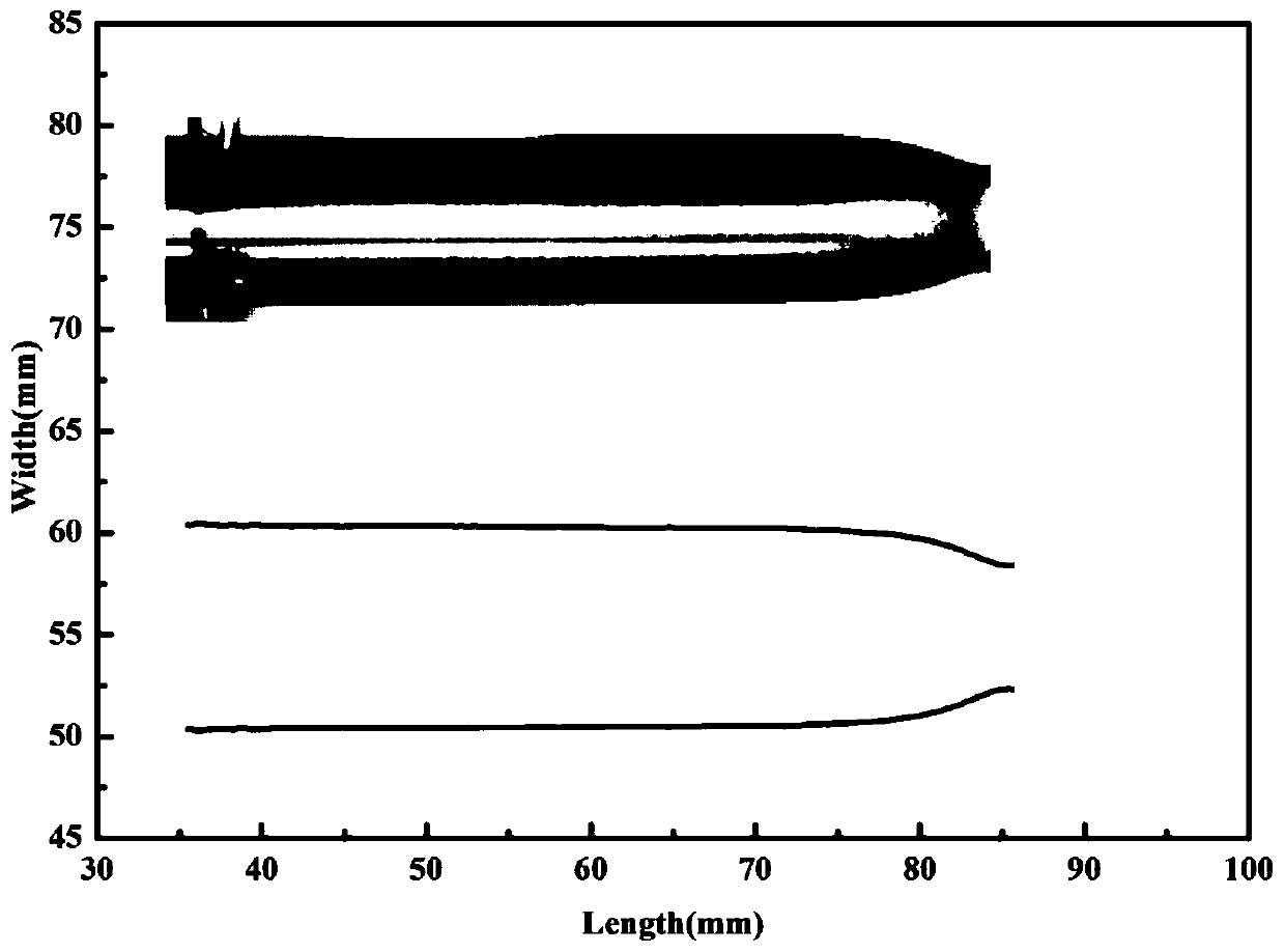 Arc backstepping measuring method of uniaxial stretch-strain of metal round bar test specimen