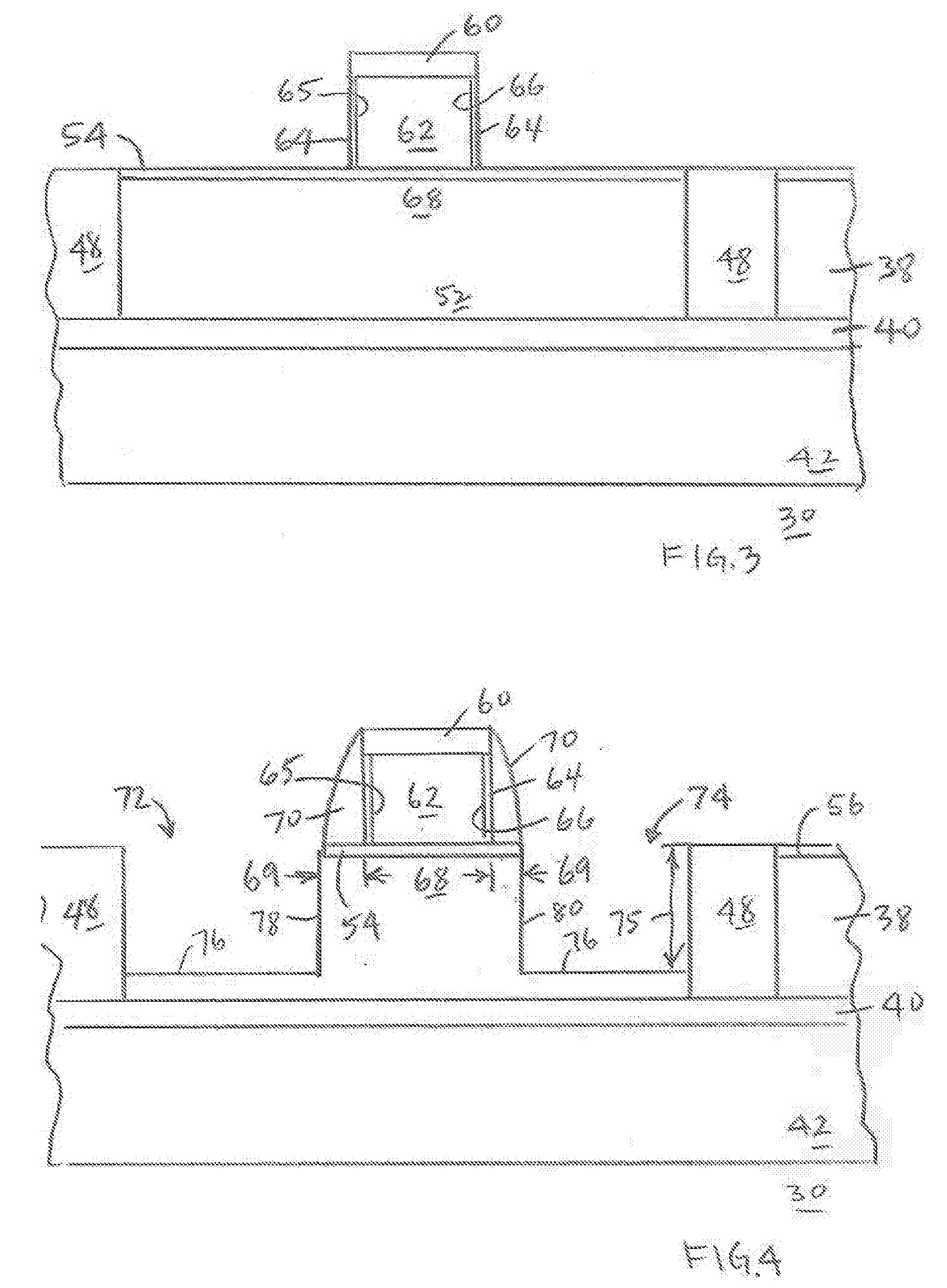 Stress enhanced mos transistor and methods for its fabrication