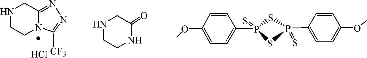 Method for preparing sitagliptin phosphate side chain