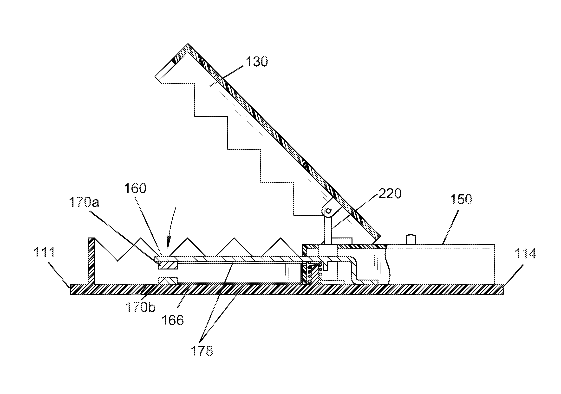 Rodent trap system with alarm