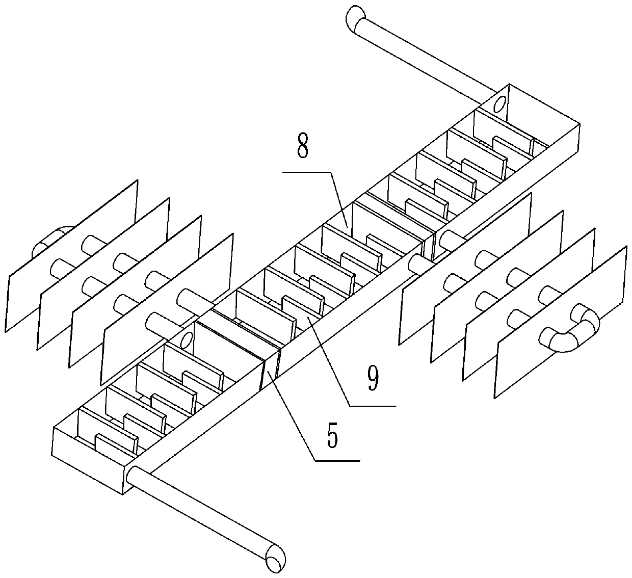 Refrigerating unit and combined type refrigerating device thereof