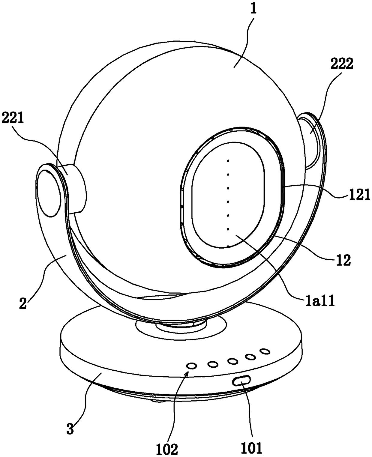 Air supplying device