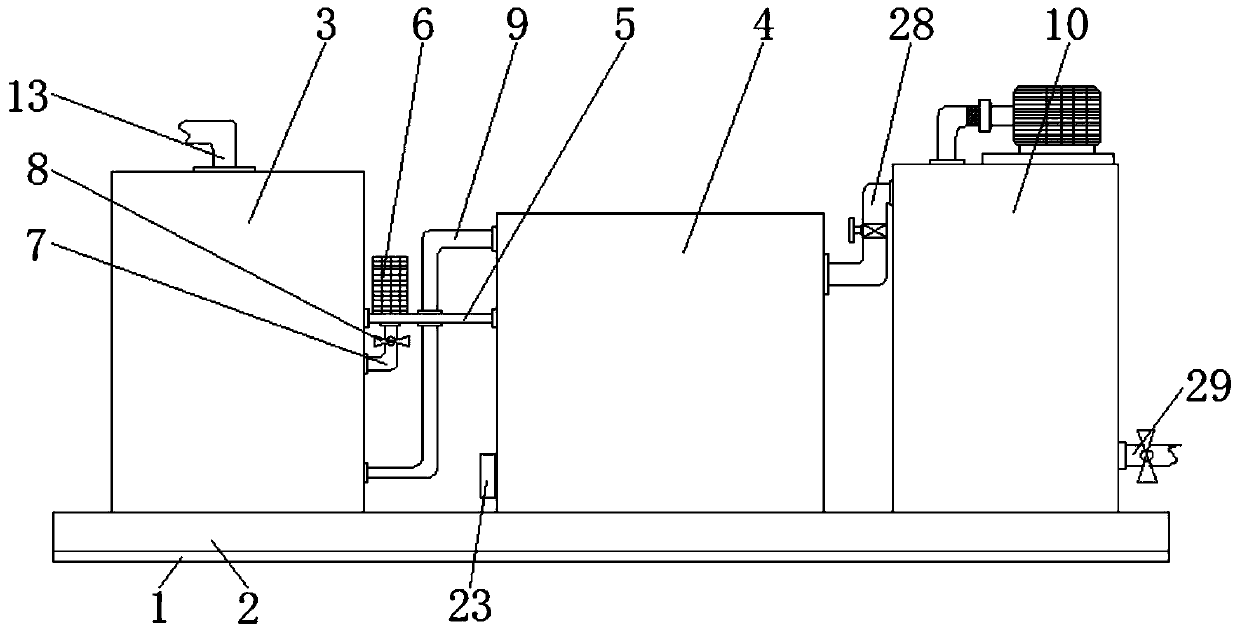 Sewage treatment device for single-family house