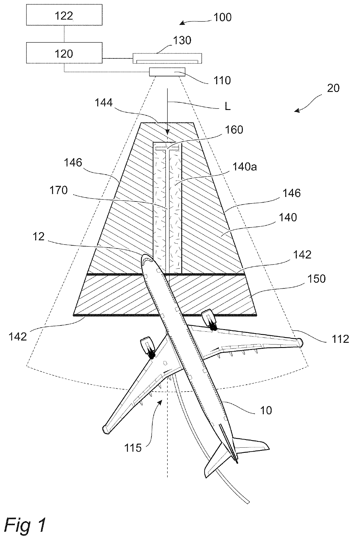 Method and a system for guiding a pilot of an approaching aircraft to a stop position at a stand