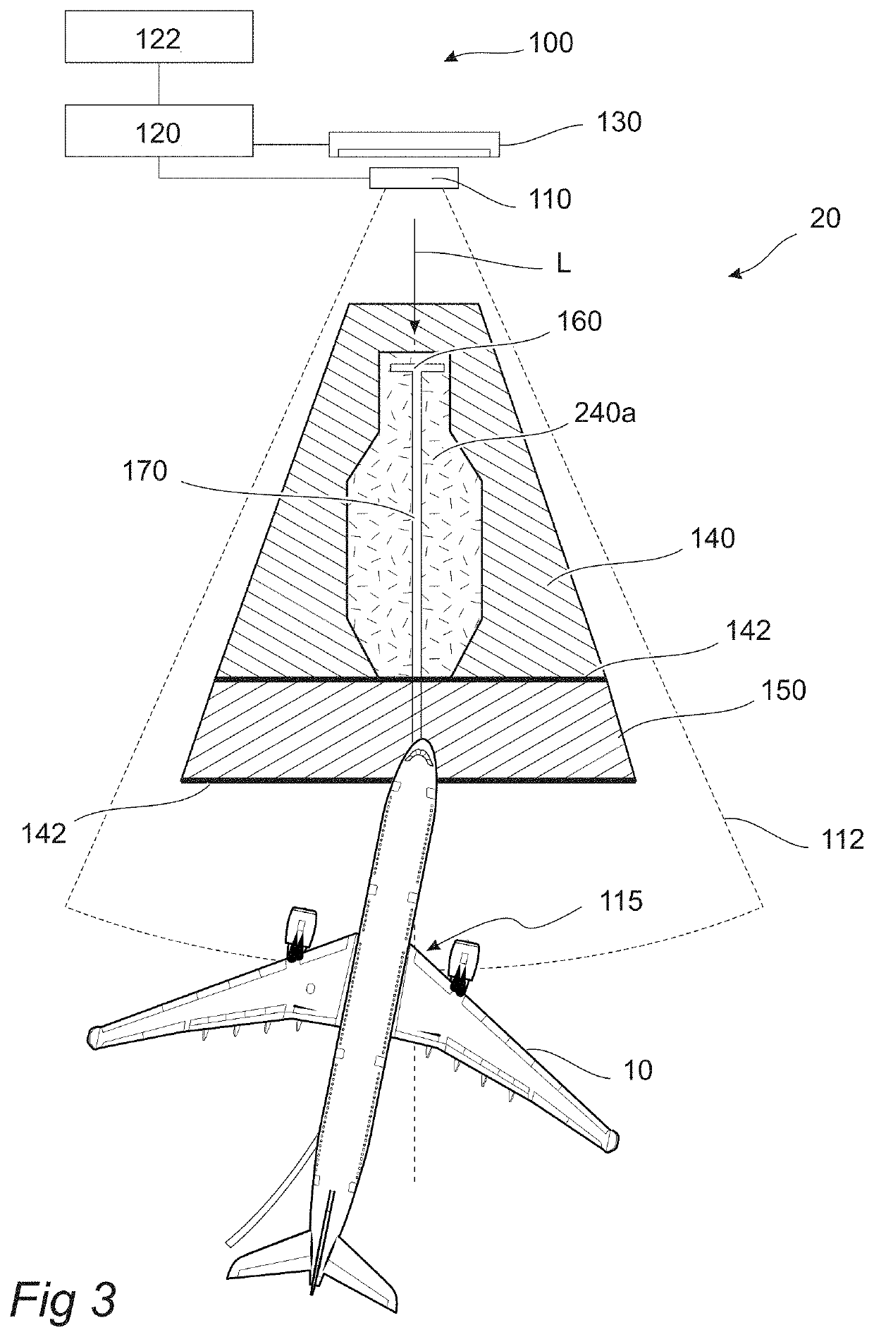 Method and a system for guiding a pilot of an approaching aircraft to a stop position at a stand