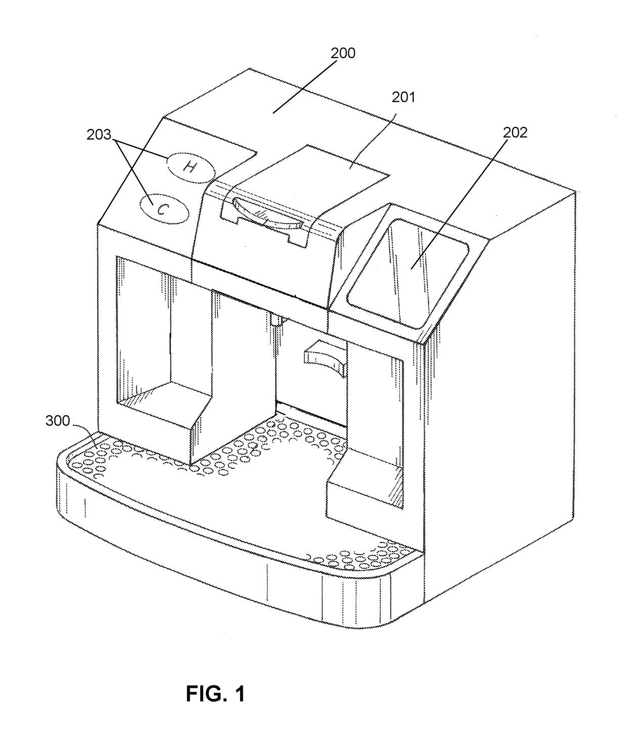 Capsule based system for preparing and dispensing a beverage