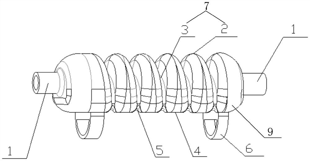 Integrated soft power assisting device and limb power assisting trainer