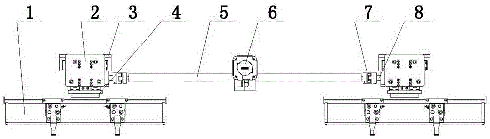 Double-speed telescopic double-drive locating system