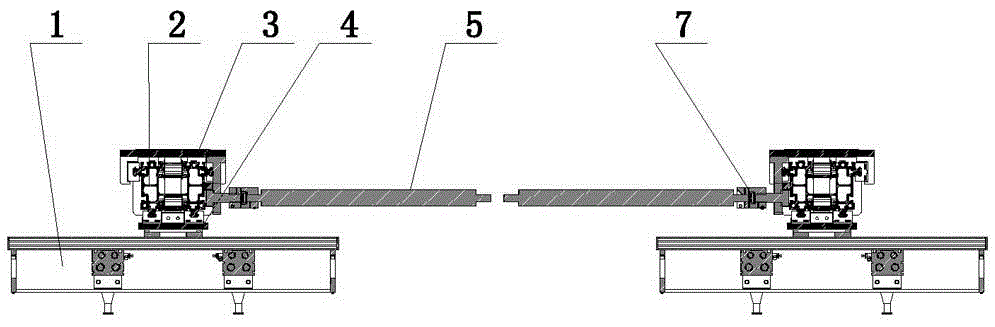 Double-speed telescopic double-drive locating system