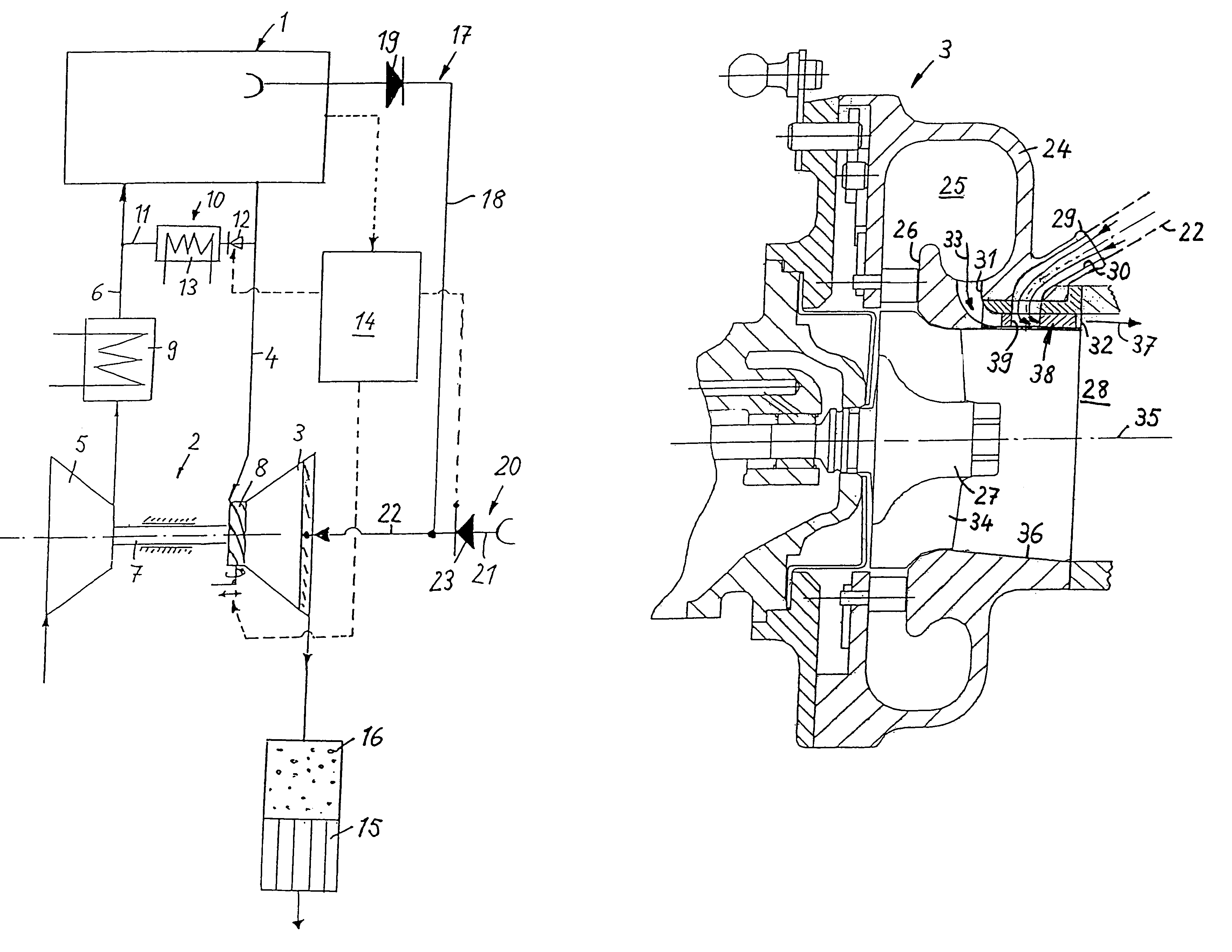 Exhaust gas turbocharger for an internal combustion engine