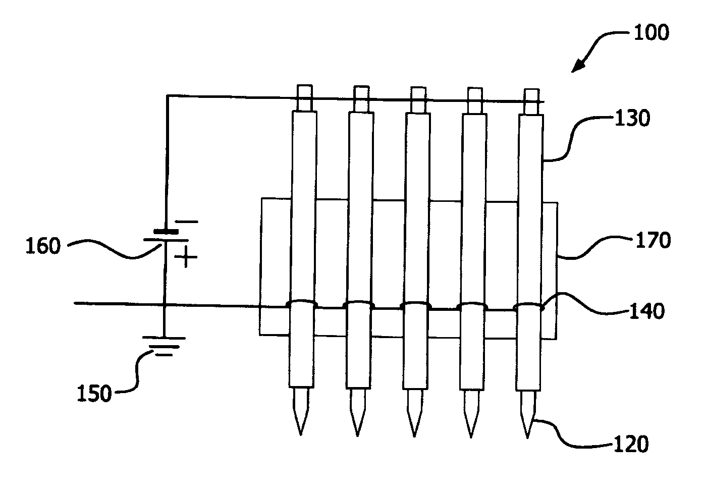 Apparatus and method for removal of surface oxides via fluxless technique involving electron attachment