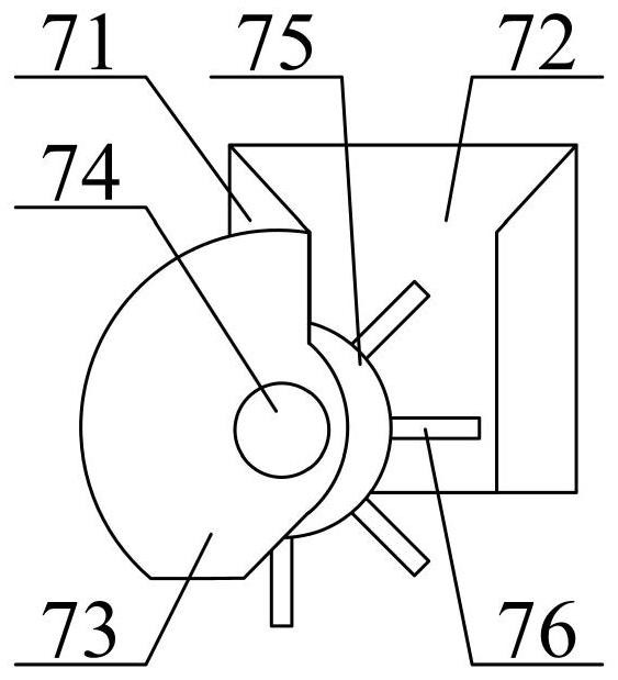 Anti-blocking boiler coal feeding automatic weighing device