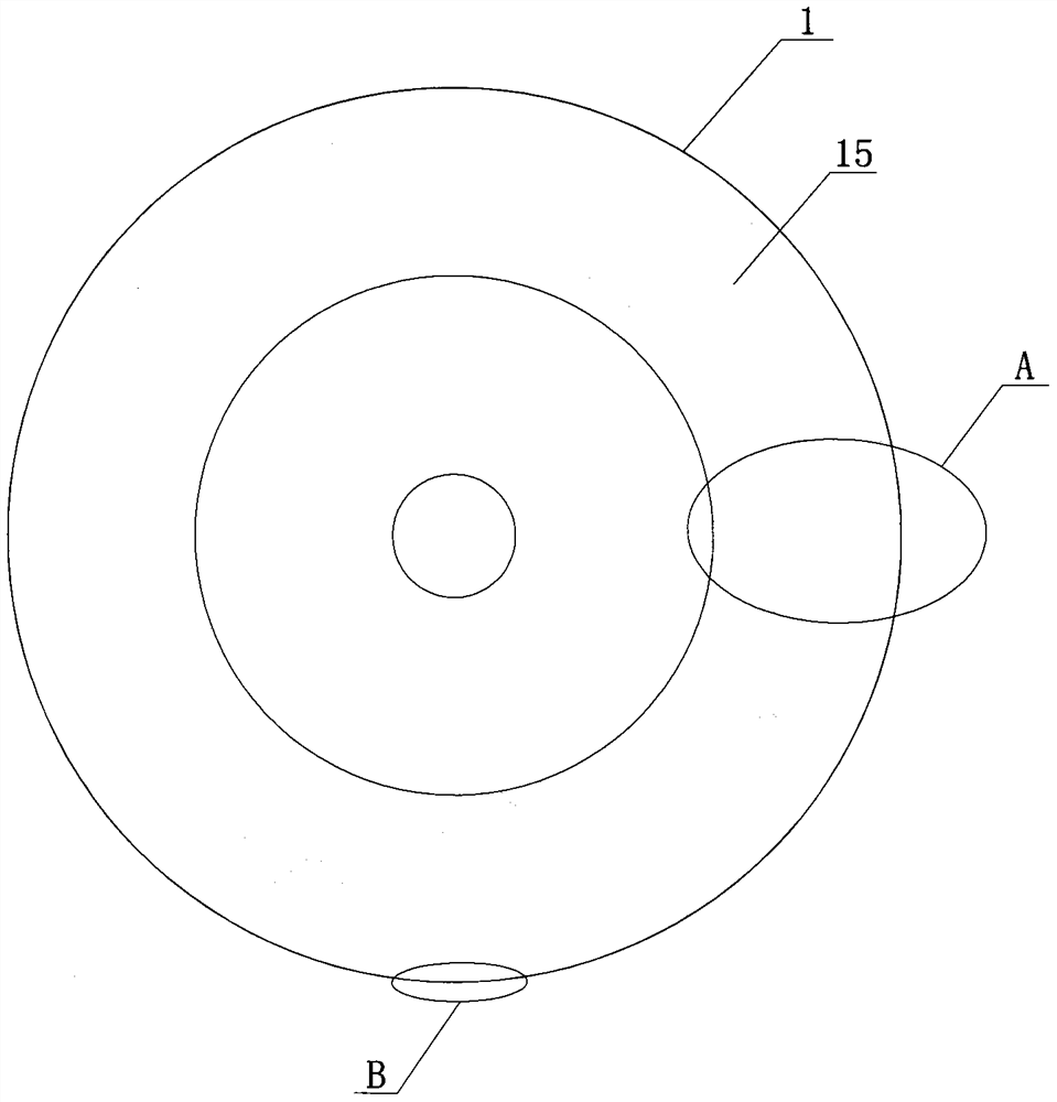 A kind of grinding disc with potassium sulfur compound