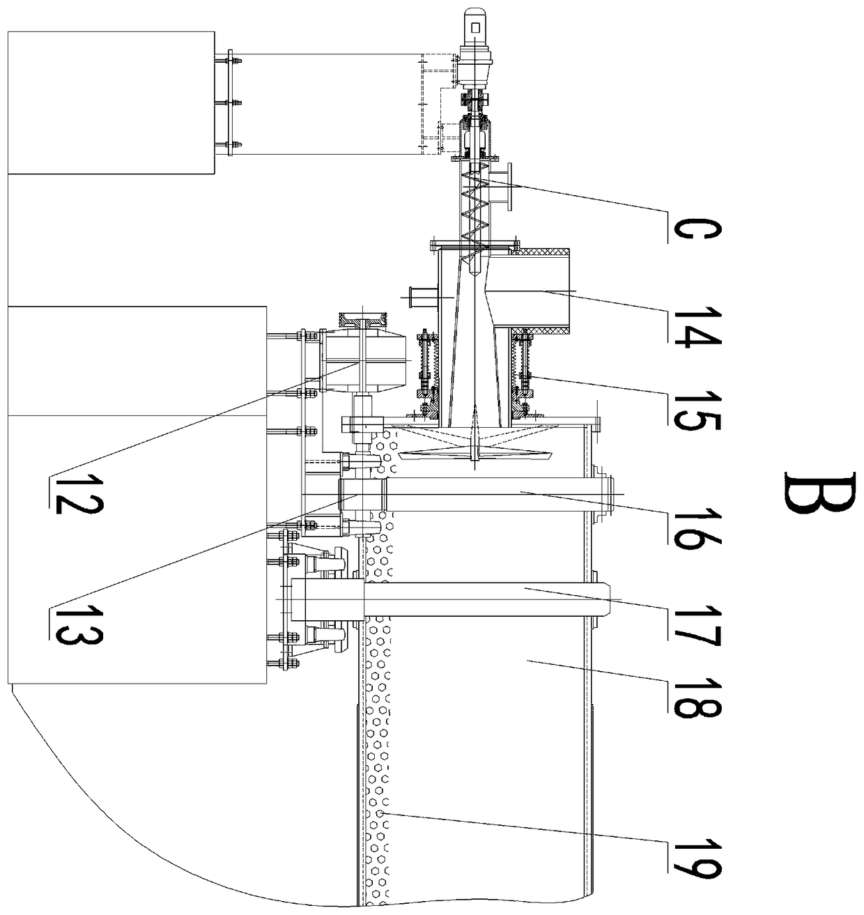 A Circulating Fluidized Bed Roasting Activation Rotary Cogeneration Furnace