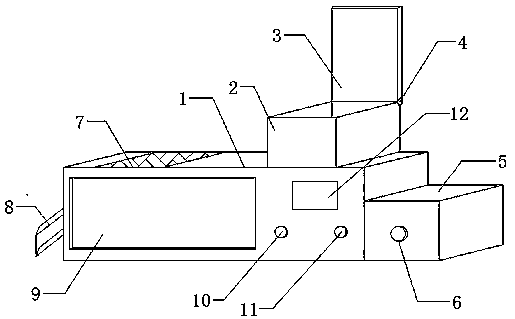 Feed softening device for animal husbandry