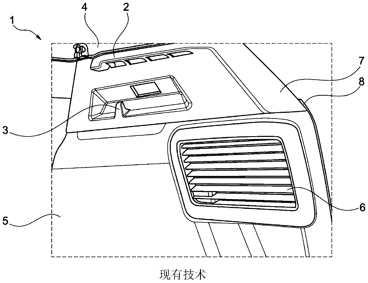 Interior cladding arrangement for a load space