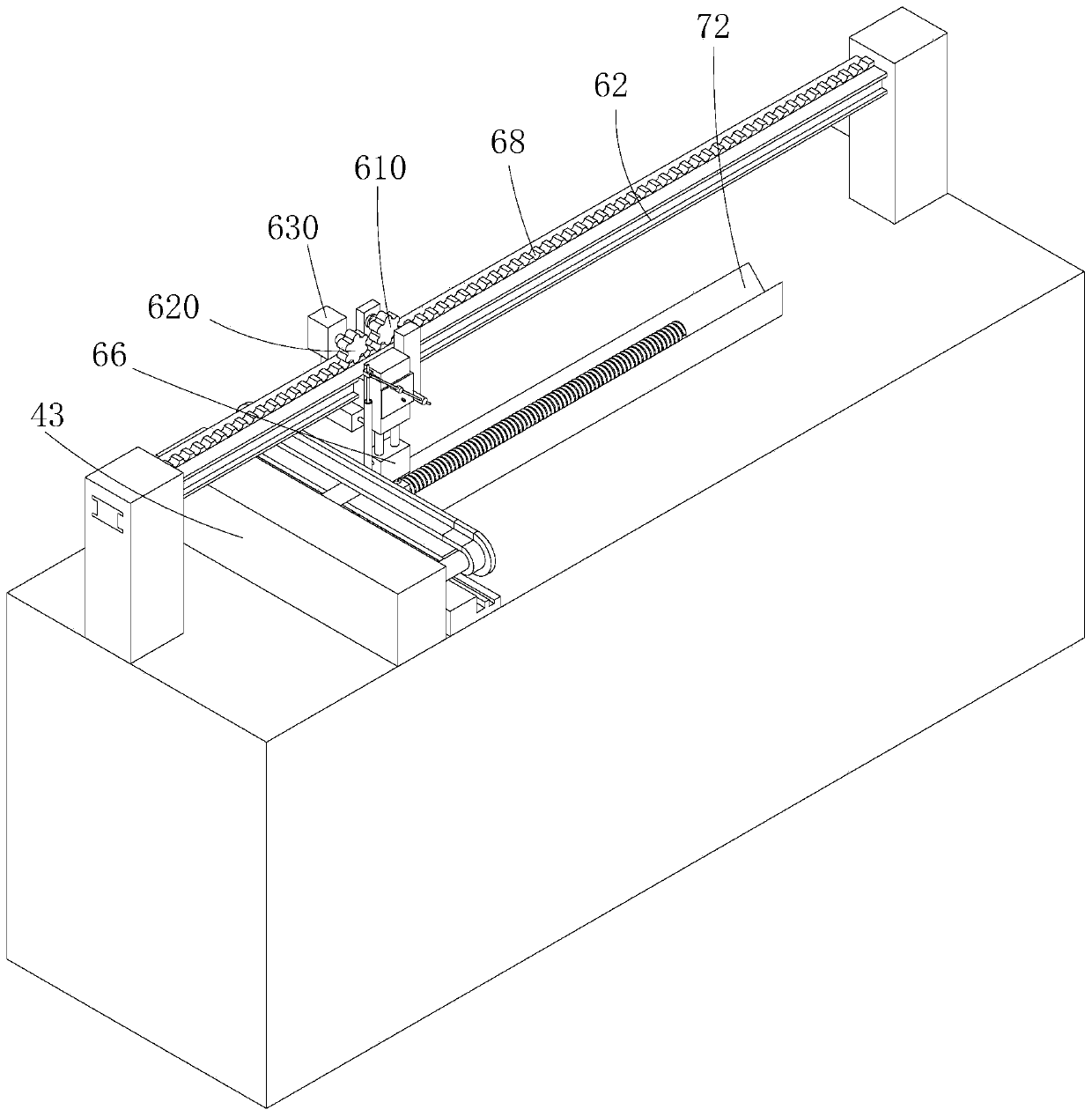 Uniform oiling equipment for automatic oiling of lead screw