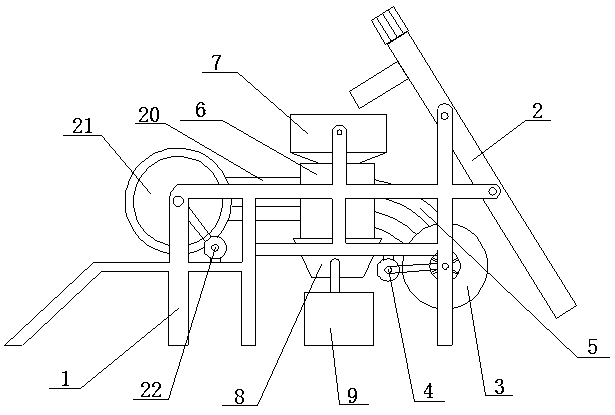 Automatic grain thrower for farm