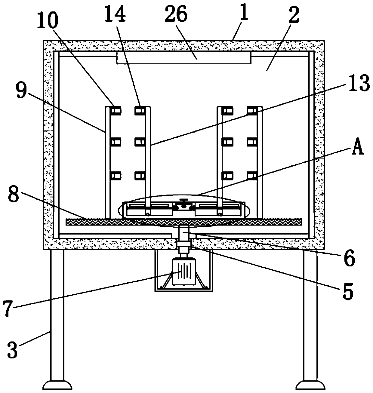 LED backlight strip aging test device