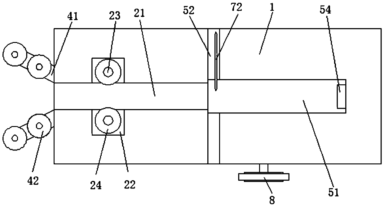 Automatic feeding and slicing device for aluminum alloy profiles